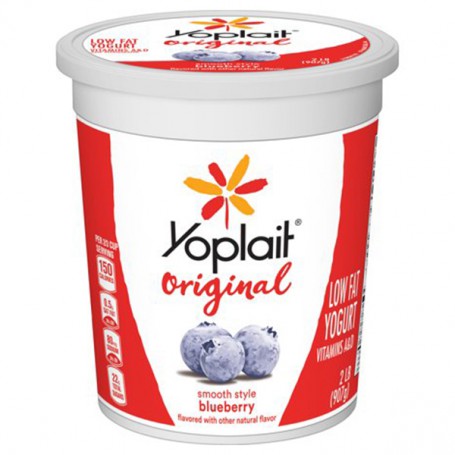 YOPLAIT ORIG SMOOTH STL BLUEBERRY LF YOGURT (32 OZ)