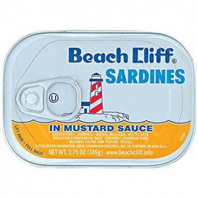 BEACHCLIFF BC SARDINE MUSTARD (3.75 OZ)