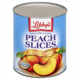 LIBBYS YLW CL PEACH SL/JC 15 OZ