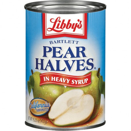 LIBBYS BARLETT PEAR SL/JC 15 OZ