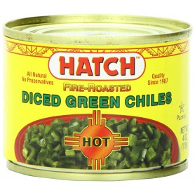HATCH DICED GREEN CHILE HOT 4 OZ