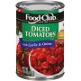 FOOD CLUB DCD TOM W/GARLIC & ONION 14.5 OZ