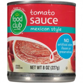 Food Club Tomato Sauce Mexican Style