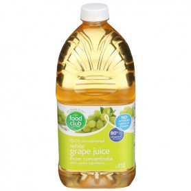 Food Club Shelf Stable White Grape Juice (64oz)