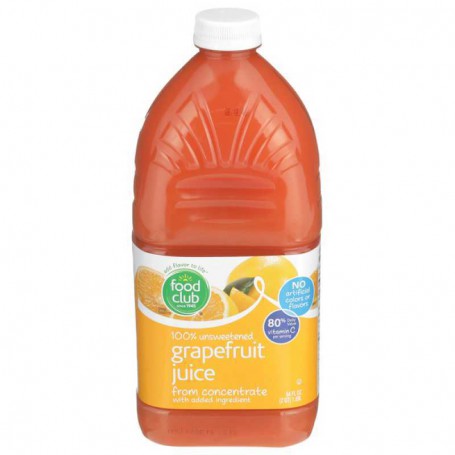 FOOD CLUB GRAPEFRUIT JUICE 64 OZ BTL