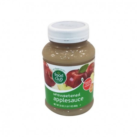 Food Club Applesauce Unsweetened