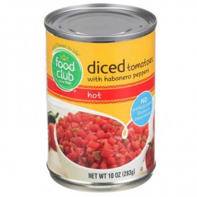 Food Club Diced Tomatoes and Habanero Peppers