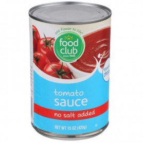 Food Club Tomato Sauce No Salt Added