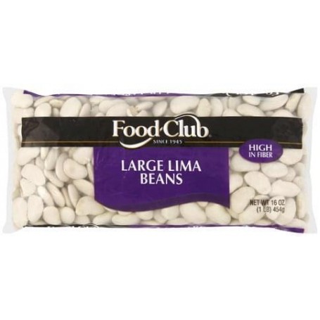 Food Club Lima Beans  Large (1 LB)
