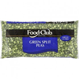 Food Club Green Split Peas (1 LB)