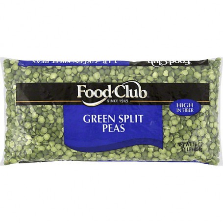 Food Club Green Split Peas (1 LB)