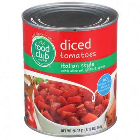 FOOD CLUB TOMATOES DICED