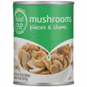 Food Club Mushrooms Stems and Pieces