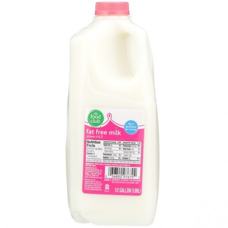 FOOD CLUB FAT FREE SKIM MILK GAL