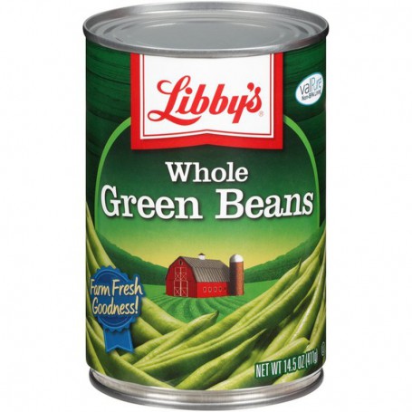 LIBBYS WHL GREEN BEANS 14.5OZ
