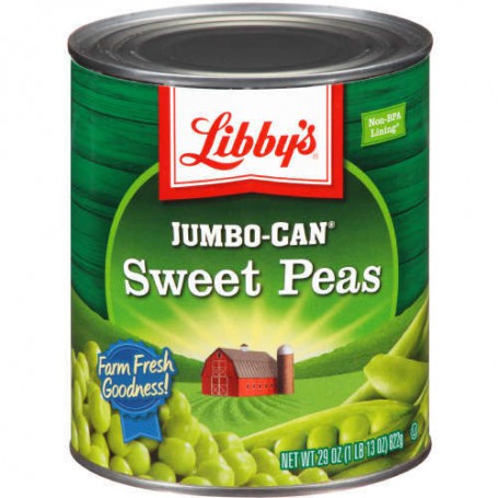 LIBBYS SWEET PEAS 29 OZ