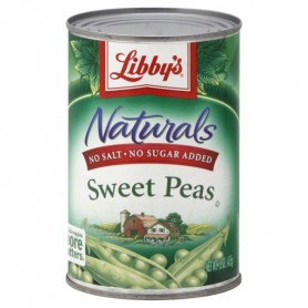 LIBBYS SWEET PEAS NO SALT 15 OZ