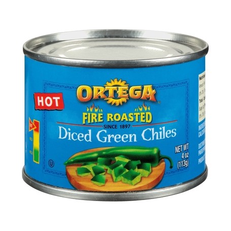 ORTEGA HOT DC GREEN CHILES 4 OZ