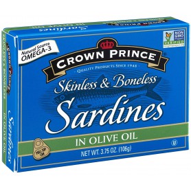 CROWN PRINCE SARDINES/OL OIL (3.75 OZ)