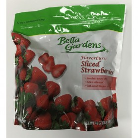 BELLA GARDN SLICED STRAWBERRIES 16 OZ