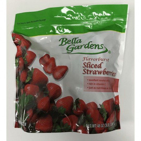 BELLA GARDN SLICED STRAWBERRIES 16 OZ