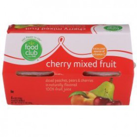 Food Club Cherry Mixed Fruit Cups in Jc