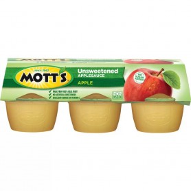 MOTTS NATURAL APLSAUCE NO SALT 6PK