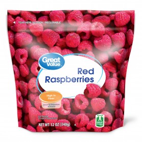 GREAT VALUE GV RASPBERRIES 12Z