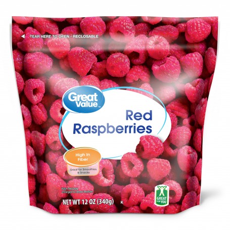 GREAT VALUE GV RASPBERRIES 12Z