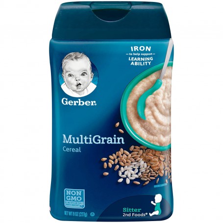 GERBER INFANT MULTIGRAIN CER PC (8 OZ)