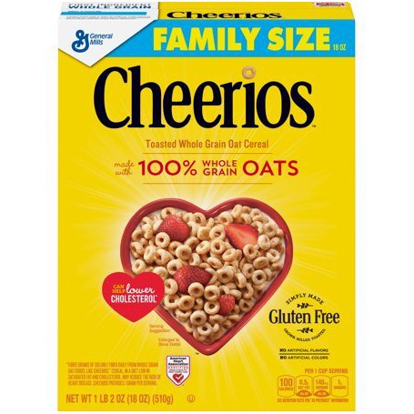 GENERAL MILLS CHEERIOS (18 OZ)
