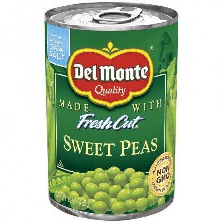 DEL MONTE SWEET PEAS 15 OZ