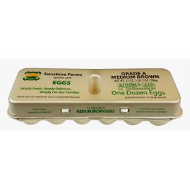 SUNSHINE GRADE A MEDIUM EGGS (1 DOZEN)