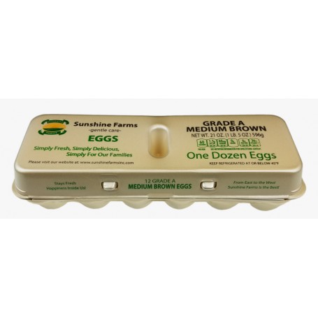 SUNSHINE GRADE A MEDIUM EGGS (1 DOZEN)