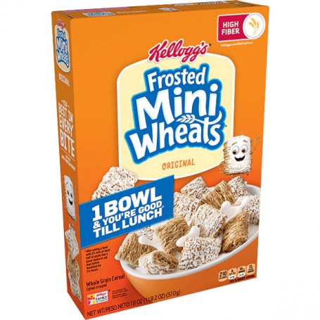 KELLOGGS FRSTD MIN WHEATS (18 OZ)
