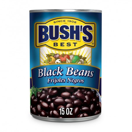 BUSHS BLACK BEANS (15 OZ)