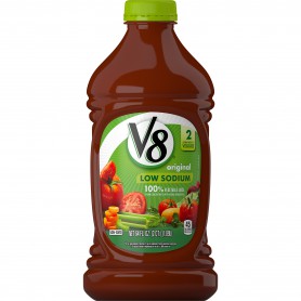 V-8 JUICE LOW SODIUM 64 OZ
