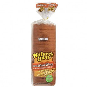 Nature's Own 100% WW Bread 20 oz