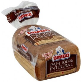 BIMBO 100% WHOLE WHEAT BREAD (16 OZ)