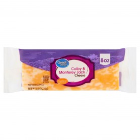 GREAT VALUE COLBY & MONTEREY JACK CHEESE (16 OZ)