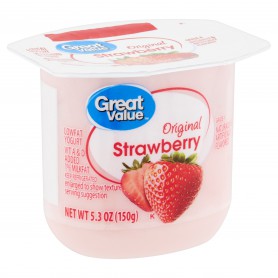 GREAT VALUE LF STRAWBERRY YOG (32 OZ)