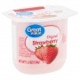 GREAT VALUE LF STRAWBERRY YOG (32 OZ)
