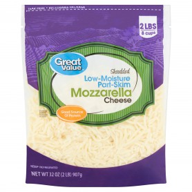 GREAT VALUE MOZZARELLA CHEESE (16 OZ)