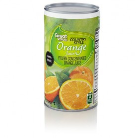 GREAT VALUE FROZEN COUNTRY STYLE ORANGE (12oz)