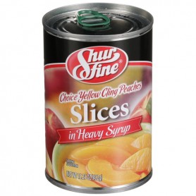 SHURFINE YLW CL PEACH SL NS 15 OZ