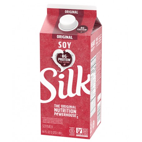 SILK SOYMILK ORIGINAL HALF GAL