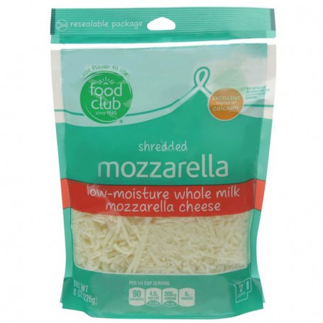 FOOD CLUB MOZZARELLA SHRED 8 OZ