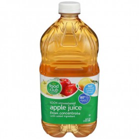 Food Club 100% Apple Juice (64oz)