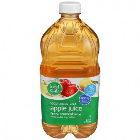 Food Club 100% Apple Juice (64oz)