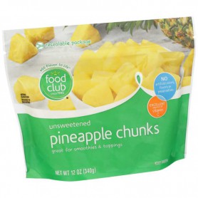 FOOD CLUB PINEAPPLE CHUNKS 12 OZ BAG